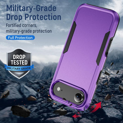 For iPhone Air Pioneer Armor Heavy Duty PC + TPU Phone Case(Purple+Black) - iPhone Air Cases by buy2fix | Online Shopping UK | buy2fix