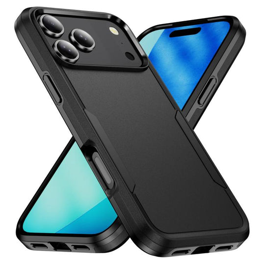For iPhone 18 Pro Max Pioneer Armor Heavy Duty PC + TPU Phone Case(Black)