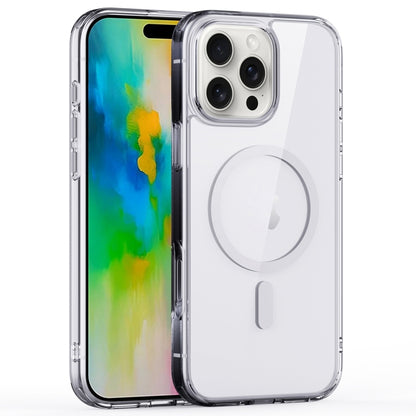 For iPhone 16 Pro Max Crystal Clear MagSafe Magnetic Phone Case(Transparent) by buy2fix