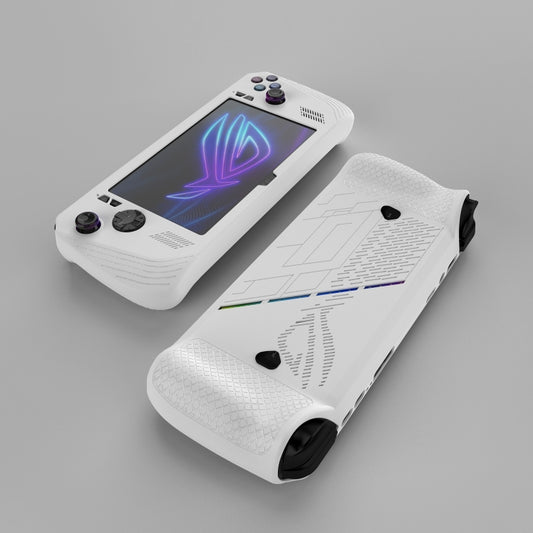 For ASUS ROG Ally X Game Console Silicone Protective Case(White) - Cases by buy2fix | Online Shopping UK | buy2fix