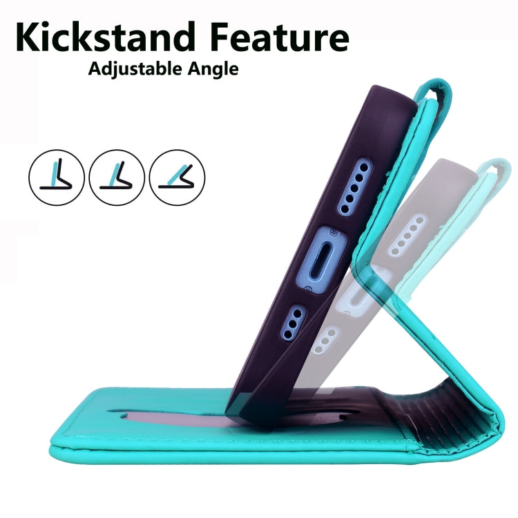 For Google Pixel 9 Pro XL Cute Cat Embossed Leather Phone Case(Lake Blue) by buy2fix