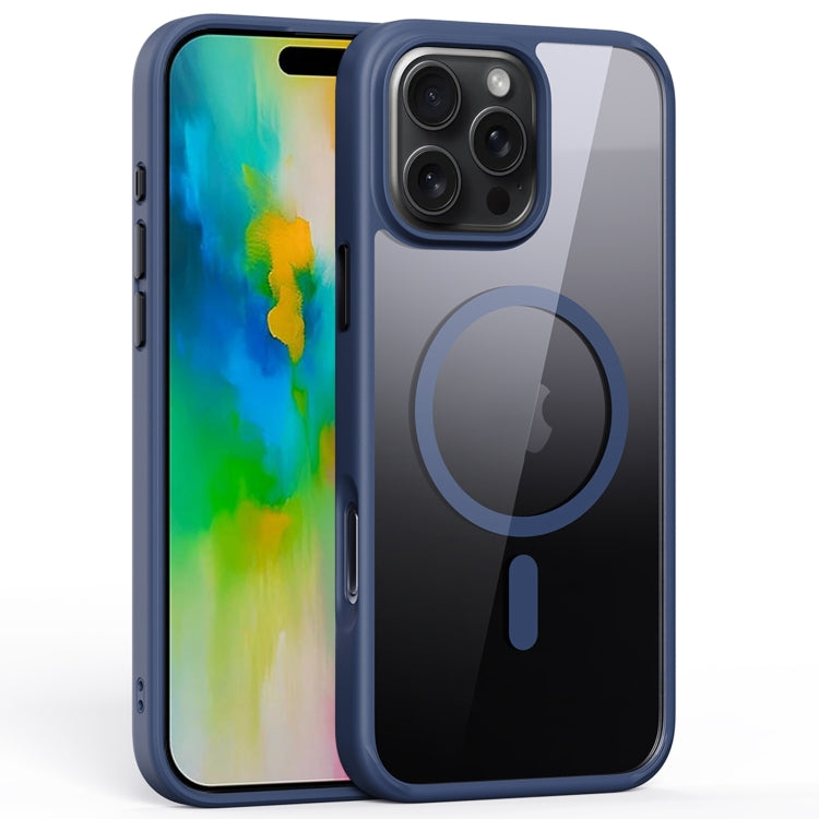 For iPhone 16 Pro Ming Shield Series MagSafe Magnetic Phone Case(Titanium Blue) - iPhone 16 Pro Cases by buy2fix | Online Shopping UK | buy2fix