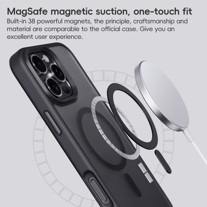 For iPhone 16 Pro Frosted MagSafe Magnetic Phone Case(Puprle) by buy2fix