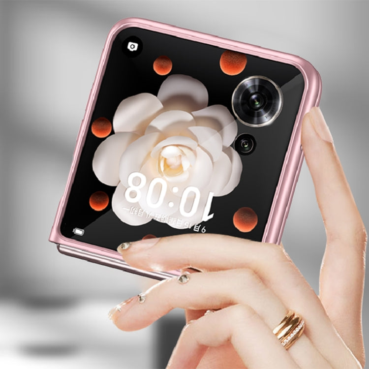 For Honor Magic V Flip GKK Ultra-thin Full Coverage Phone Case(Pink) - Honor Cases by GKK | Online Shopping UK | buy2fix