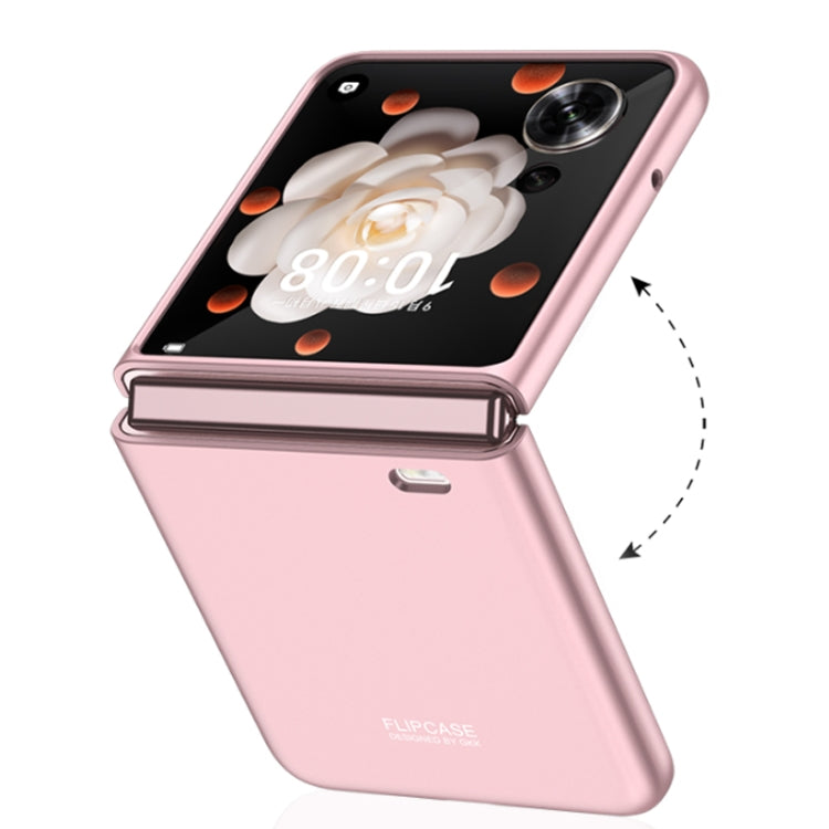For Honor Magic V Flip GKK Ultra-thin Full Coverage Phone Case(Pink) - Honor Cases by GKK | Online Shopping UK | buy2fix