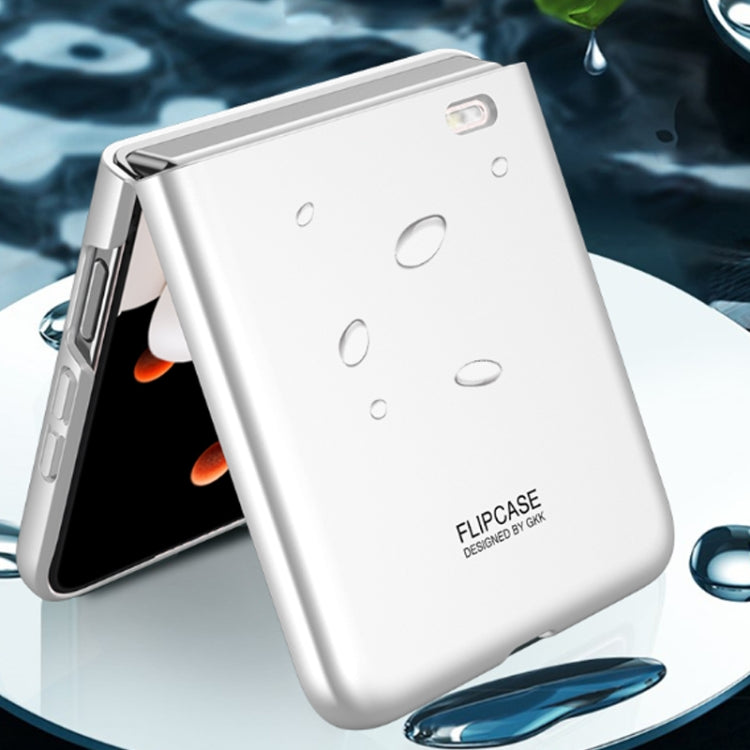 For Honor Magic V Flip GKK Ultra-thin Full Coverage Phone Case(Silver) - Honor Cases by GKK | Online Shopping UK | buy2fix