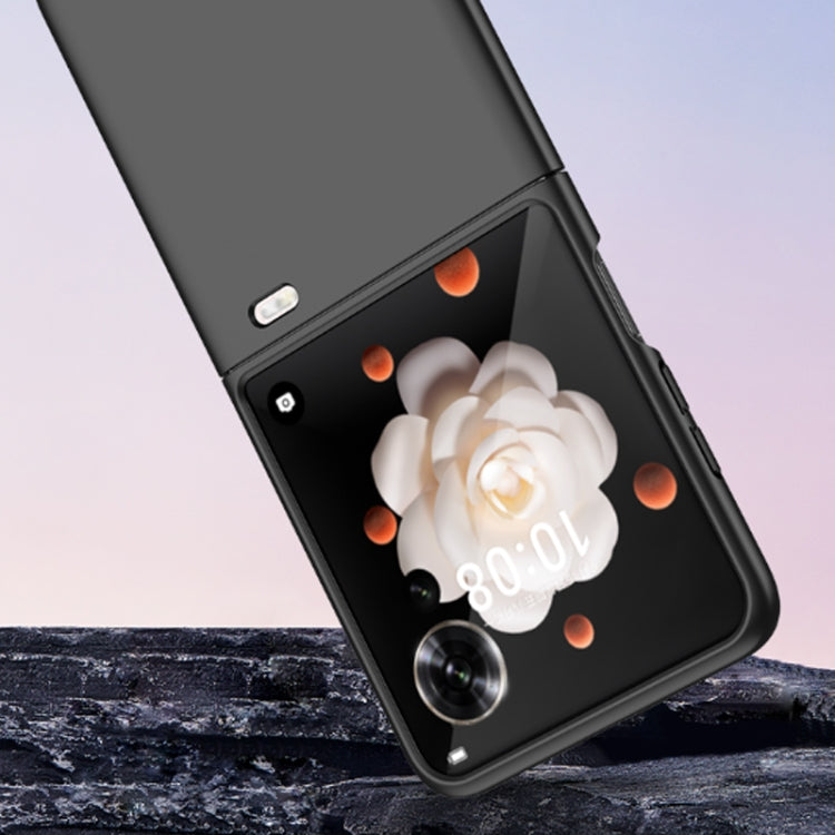 For Honor Magic V Flip GKK Ultra-thin Full Coverage Phone Case(Black) - Honor Cases by GKK | Online Shopping UK | buy2fix