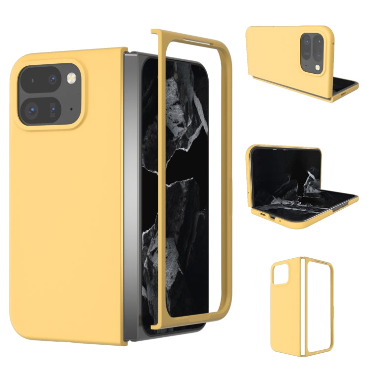 For Google Pixel 9 Pro Fold Skin Feel PC Phone Case(Yellow) by buy2fix