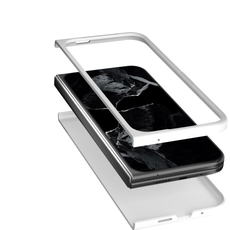 For Google Pixel 9 Pro Fold Skin Feel PC Phone Case(White) by buy2fix