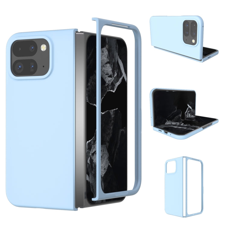 For Google Pixel 9 Pro Fold Skin Feel PC Phone Case(Light Blue) by buy2fix