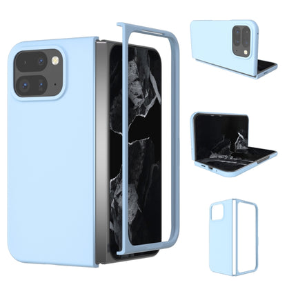 For Google Pixel 9 Pro Fold Skin Feel PC Phone Case(Light Blue) by buy2fix