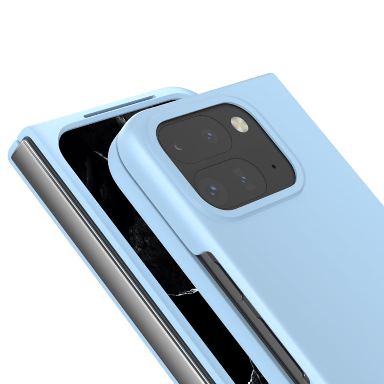 For Google Pixel 9 Pro Fold Skin Feel PC Phone Case(Light Blue) by buy2fix