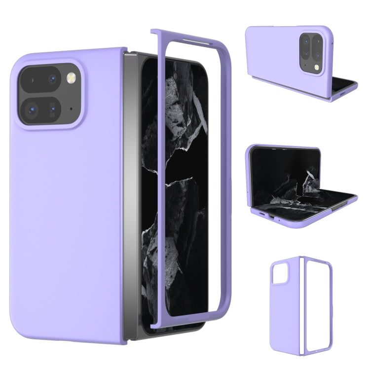 For Google Pixel 9 Pro Fold Skin Feel PC Phone Case(Purple) by buy2fix