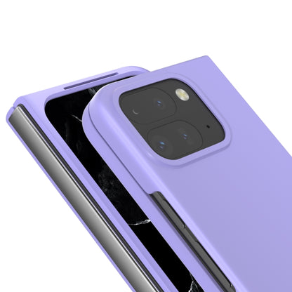 For Google Pixel 9 Pro Fold Skin Feel PC Phone Case(Purple) by buy2fix