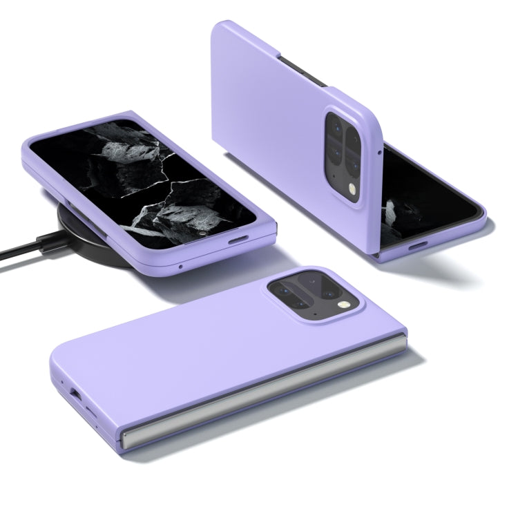 For Google Pixel 9 Pro Fold Skin Feel PC Phone Case(Purple) by buy2fix