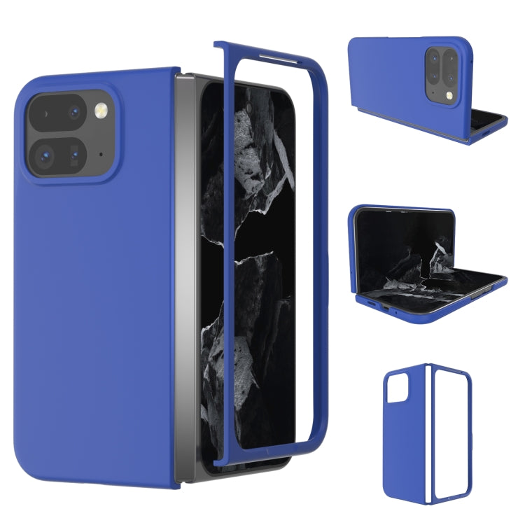 For Google Pixel 9 Pro Fold Skin Feel PC Phone Case(Deep Blue) by buy2fix