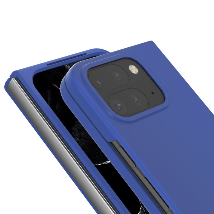 For Google Pixel 9 Pro Fold Skin Feel PC Phone Case(Deep Blue) by buy2fix
