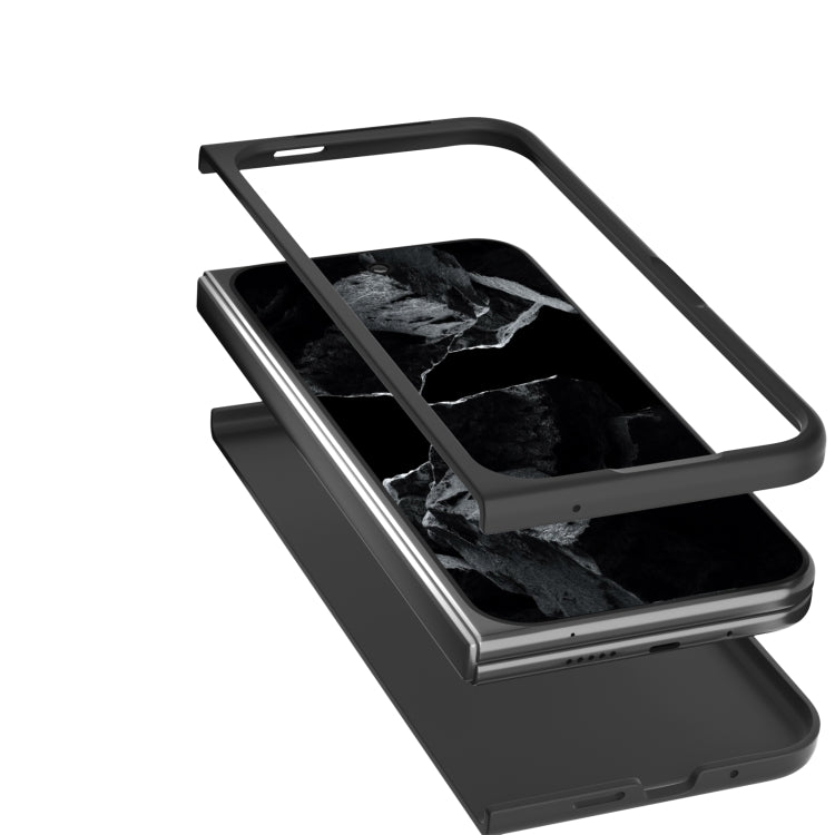 For Google Pixel 9 Pro Fold Skin Feel PC Phone Case(Black) by buy2fix