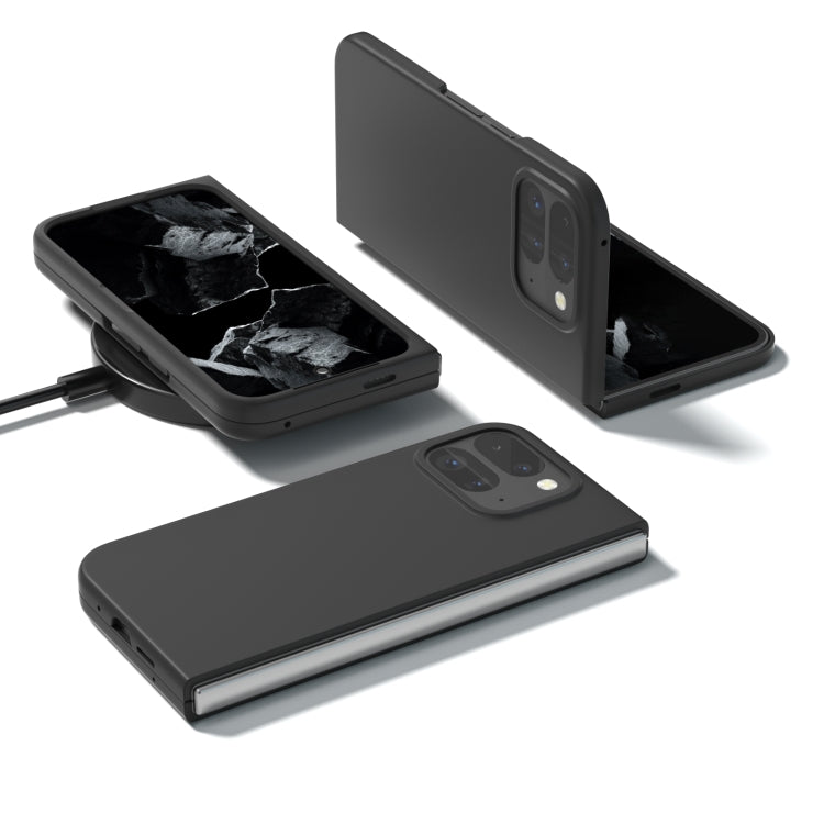 For Google Pixel 9 Pro Fold Skin Feel PC Phone Case(Black) by buy2fix