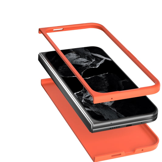 For Google Pixel 9 Pro Fold Skin Feel PC Phone Case(Orange) by buy2fix