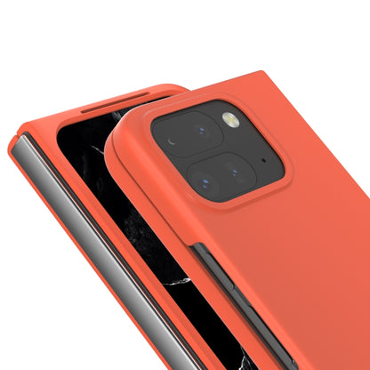 For Google Pixel 9 Pro Fold Skin Feel PC Phone Case(Orange) by buy2fix