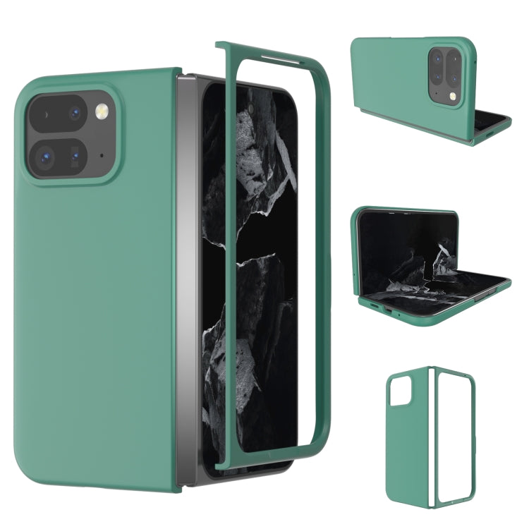 For Google Pixel 9 Pro Fold Skin Feel PC Phone Case(Deep Green) by buy2fix