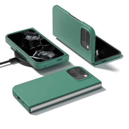 For Google Pixel 9 Pro Fold Skin Feel PC Phone Case(Deep Green) by buy2fix