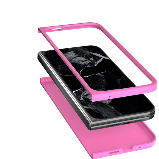 For Google Pixel 9 Pro Fold Skin Feel PC Phone Case(Rose Red) by buy2fix