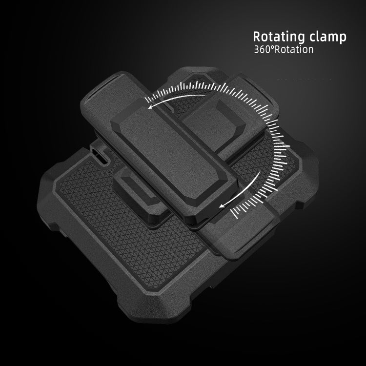 For Samsung Galaxy Z Flip5 PC Hybrid PU Leather Phone Case with Back Clip Holder(Blue) - Galaxy Z Flip5 Cases by buy2fix | Online Shopping UK | buy2fix