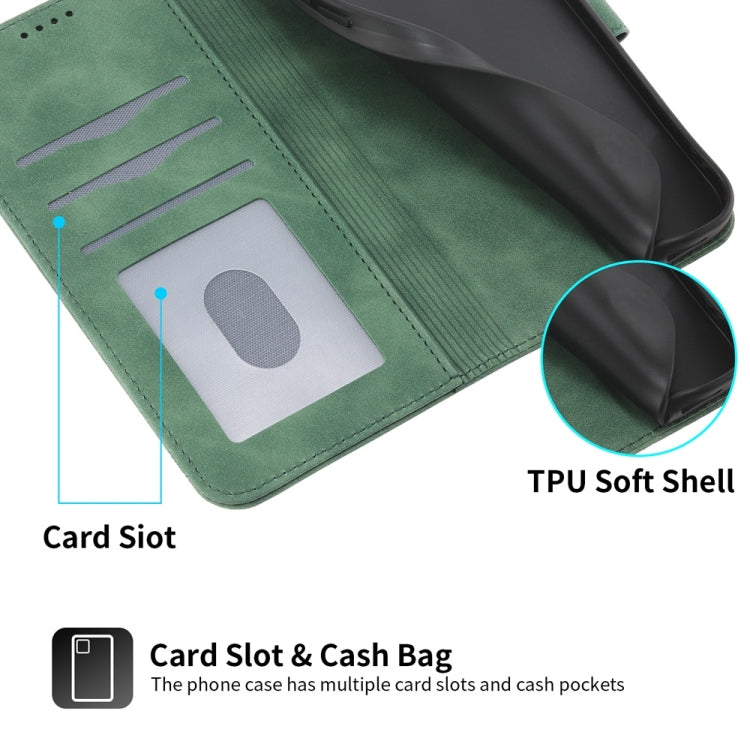 For Redmi K70 Ultra Dierfeng Dream Line TPU Hybrid PU Leather Phone Case(Green) - Xiaomi Cases by buy2fix | Online Shopping UK | buy2fix