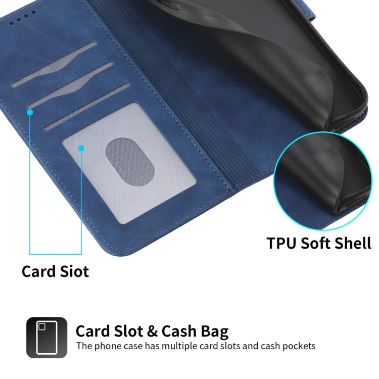 For Redmi K70 Ultra Dierfeng Dream Line TPU Hybrid PU Leather Phone Case(Blue) - Xiaomi Cases by buy2fix | Online Shopping UK | buy2fix
