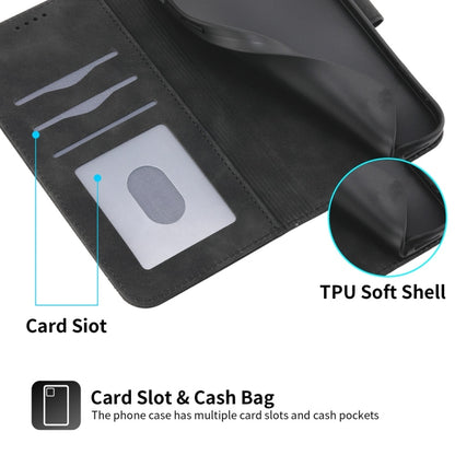 For Redmi K70 Ultra Dierfeng Dream Line TPU Hybrid PU Leather Phone Case(Black) - Xiaomi Cases by buy2fix | Online Shopping UK | buy2fix