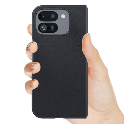 For Google Pixel 9 Pro Fold Ultra-thin Plain Skin Leather Phone Case(Green) by buy2fix