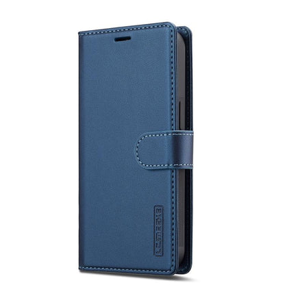 For iPhone 16e LC.IMEEKE L2 Series Detachable Magsafe PU Phone Case with Lanyard(Blue) - iPhone 16e Cases by LC.IMEEKE | Online Shopping UK | buy2fix