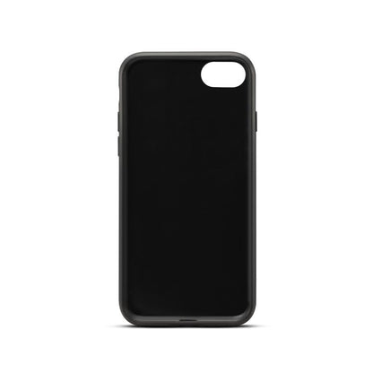 For iPhone 16e Denior D08 PU Single Card Slot Holder Phone Case(Black) - iPhone 16e Cases by Denior | Online Shopping UK | buy2fix