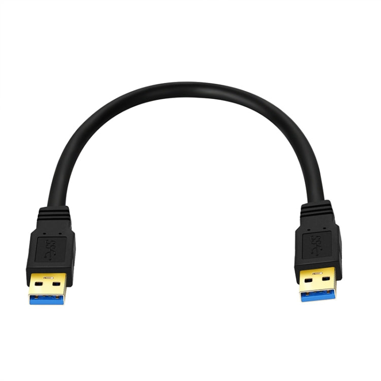 USB 3.0 Male To USB 3.0 Male Double End USB Cable, Length:0.3m(Black) by buy2fix