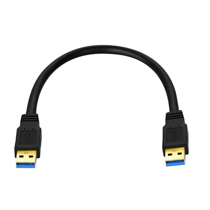 USB 3.0 Male To USB 3.0 Male Double End USB Cable, Length:0.3m(Black) by buy2fix