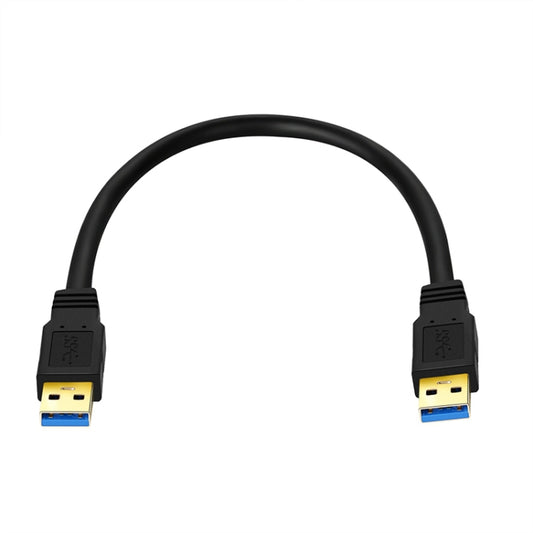 USB 3.0 Male To USB 3.0 Male Double End USB Cable, Length:0.3m(Black) by buy2fix