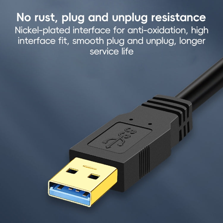 USB 3.0 Male To USB 3.0 Male Double End USB Cable, Length:1m(Black) by buy2fix