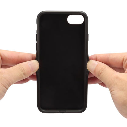 For iPhone 16e Denior D07 DV Elastic Card Slot PU Back Cover Phone Case(Blue) - iPhone 16e Cases by Denior | Online Shopping UK | buy2fix