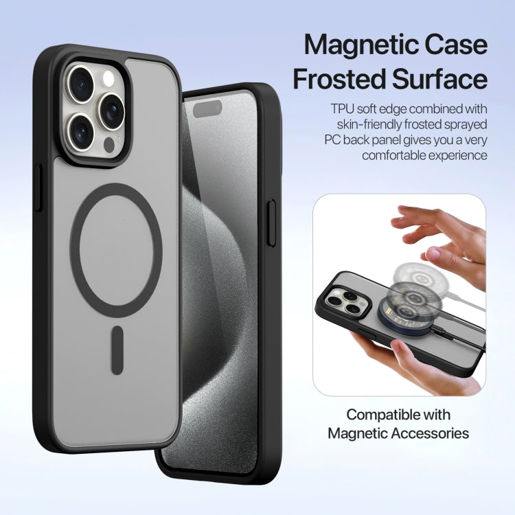 For iPhone 15 Pro DUX DUCIS Lawa Series 2 in 1 Wallet Zipper Detachable MagSafe Phone Case with Lanyard(Black) - iPhone 15 Pro Cases by DUX DUCIS | Online Shopping UK | buy2fix