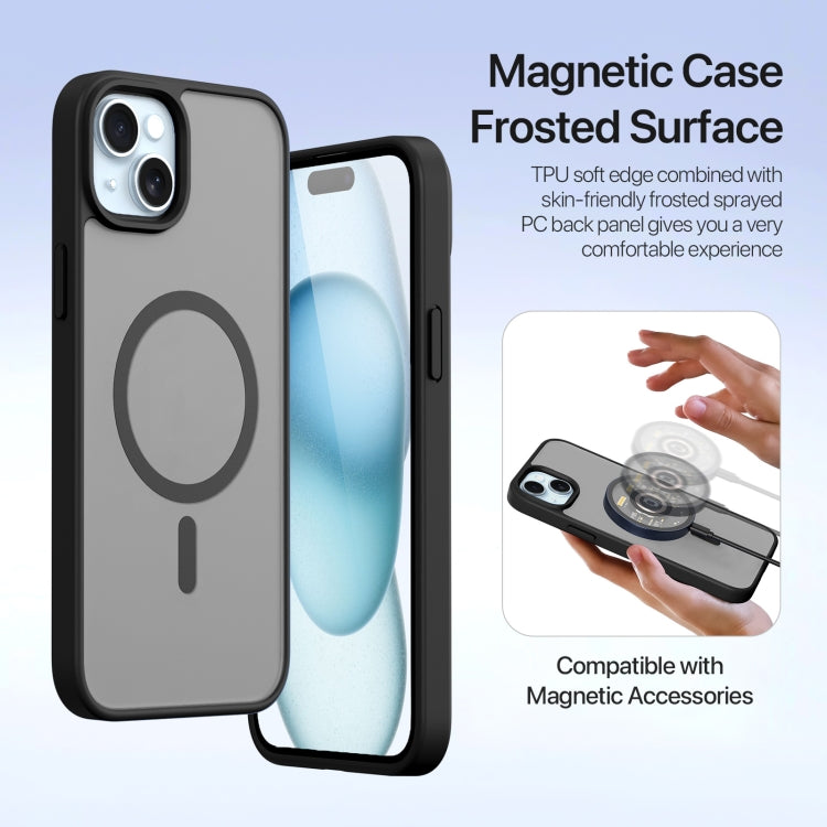 For iPhone 15 DUX DUCIS Lawa Series 2 in 1 Wallet Zipper Detachable MagSafe Phone Case with Lanyard(Black) - iPhone 15 Cases by DUX DUCIS | Online Shopping UK | buy2fix