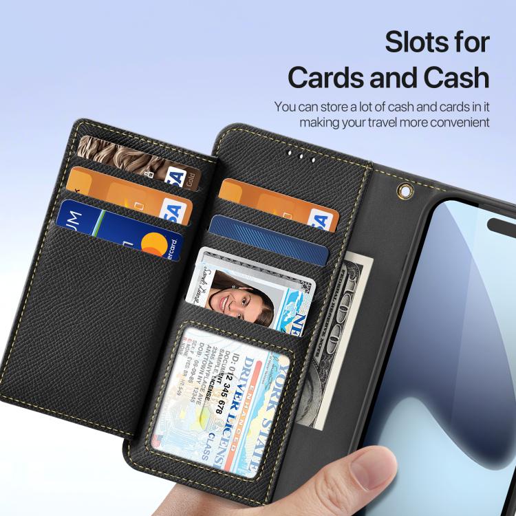 For iPhone 17 Pro Max DUX DUCIS Lawa Series 2 in 1 Wallet Zipper Detachable MagSafe Phone Case with Lanyard(Black) - iPhone 17 Pro Max Cases by DUX DUCIS | Online Shopping UK | buy2fix