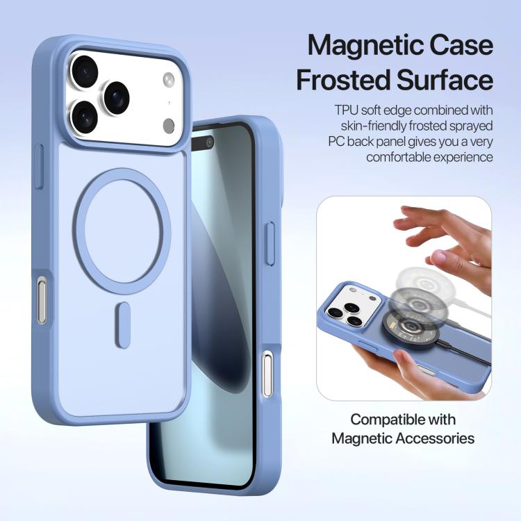 For iPhone 17 Pro Max DUX DUCIS Lawa Series 2 in 1 Wallet Zipper Detachable MagSafe Phone Case with Lanyard(Light Blue) - iPhone 17 Pro Max Cases by DUX DUCIS | Online Shopping UK | buy2fix