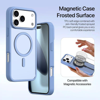 For iPhone 17 Pro Max DUX DUCIS Lawa Series 2 in 1 Wallet Zipper Detachable MagSafe Phone Case with Lanyard(Light Blue) - iPhone 17 Pro Max Cases by DUX DUCIS | Online Shopping UK | buy2fix