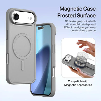 For iPhone Air DUX DUCIS Lawa Series 2 in 1 Wallet Zipper Detachable MagSafe Phone Case with Lanyard(Grey) - iPhone Air Cases by DUX DUCIS | Online Shopping UK | buy2fix