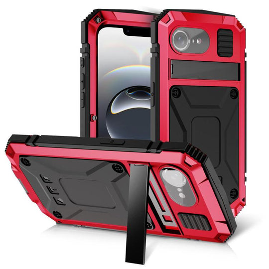 For iPhone 17e / 16e R-JUST Life Waterproof Dustproof Shockproof Phone Case(Red)
