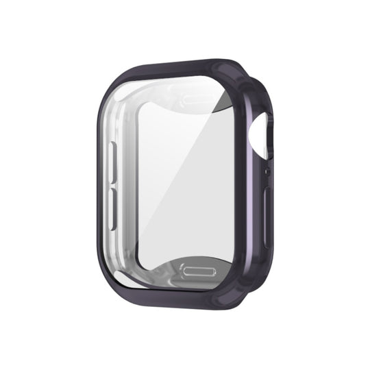 For Apple Watch Series 11 / 10 46mm Plating TPU All-Inclusive Watch Case(Tin Color)