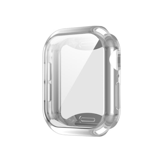 For Apple Watch Series 11 / 10 46mm Plating TPU All-Inclusive Watch Case(Silver)