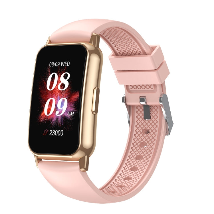 CY22 1.47 inch Silicone Strap IP67 Waterproof Smart Watch, Support Heart Rate / Blood Pressure(Pink) by buy2fix